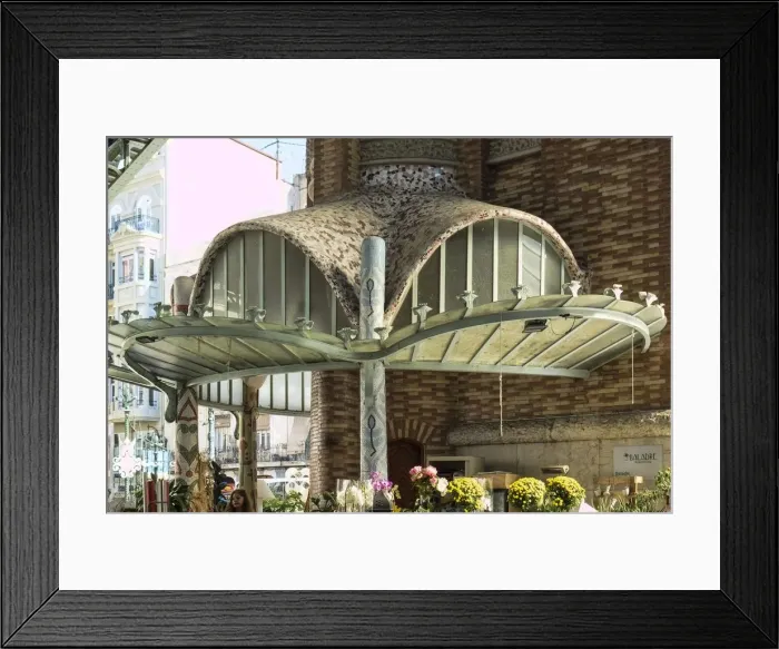 Framed Print : Mercado Central, Valencia, (c1914-1928), c2014-2017. Artist: Alan John Ainsworth Framed Print : Mercado Central, Valencia, (c1914-1928), c2014-2017. Artist: Alan John Ainsworth