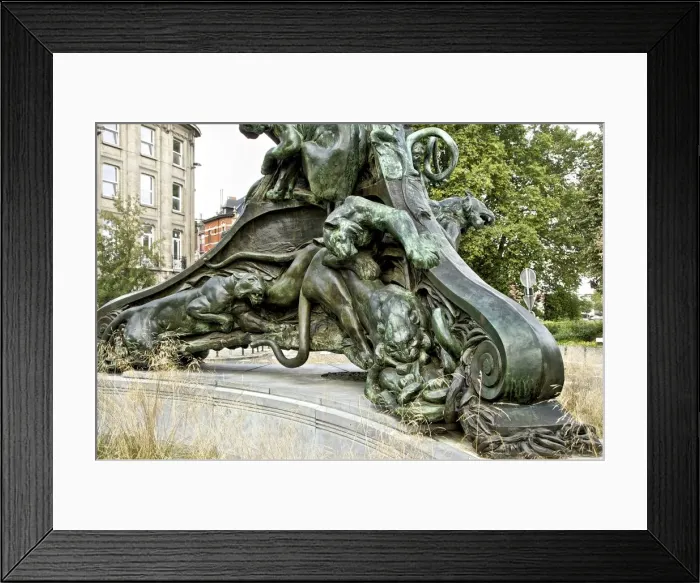 Framed Print : Lamp column, Av des Azalees / Av. Paul Deschanel, 1913, (c2014-2017). Artist: Alan John Ainsworth Framed Print : Lamp column, Av des Azalees / Av. Paul Deschanel, 1913, (c2014-2017). Artist: Alan John Ainsworth