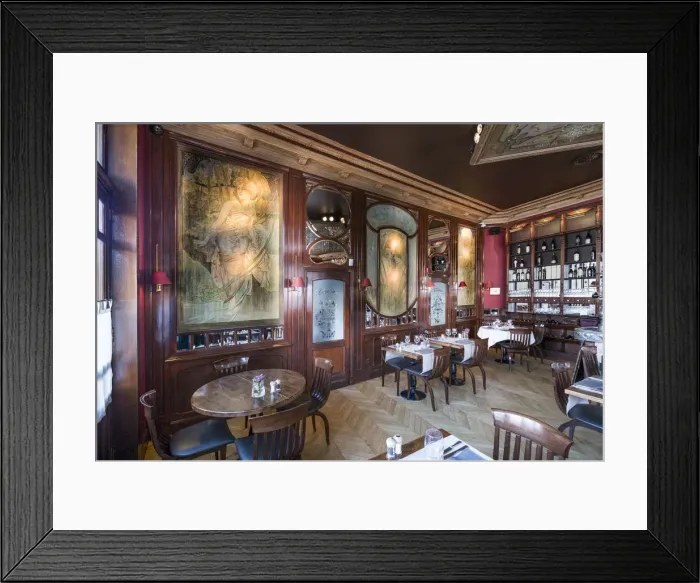 Framed Print : La Buca di Bacco, 63-65 Av. Louis Bertrand, Brussels, Belgium, (1906), c2014-2017 Framed Print : La Buca di Bacco, 63-65 Av. Louis Bertrand, Brussels, Belgium, (1906), c2014-2017