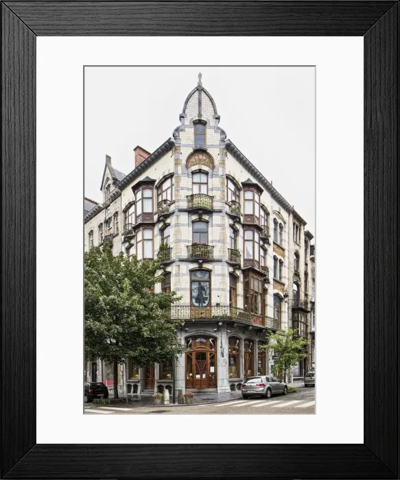 Framed Print : 25 Rue Vanderschrick, Brussels, Belgium, (1902), c2014-2017. Artist: Alan John Ainsworth Framed Print : 25 Rue Vanderschrick, Brussels, Belgium, (1902), c2014-2017. Artist: Alan John Ainsworth