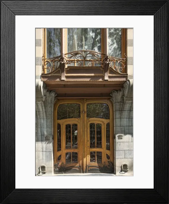 Framed Print : Hotel Solvay, 224 Avenue Louise, (1895-1903), c2014-2017. Artist: Alan John Ainsworth Framed Print : Hotel Solvay, 224 Avenue Louise, (1895-1903), c2014-2017. Artist: Alan John Ainsworth