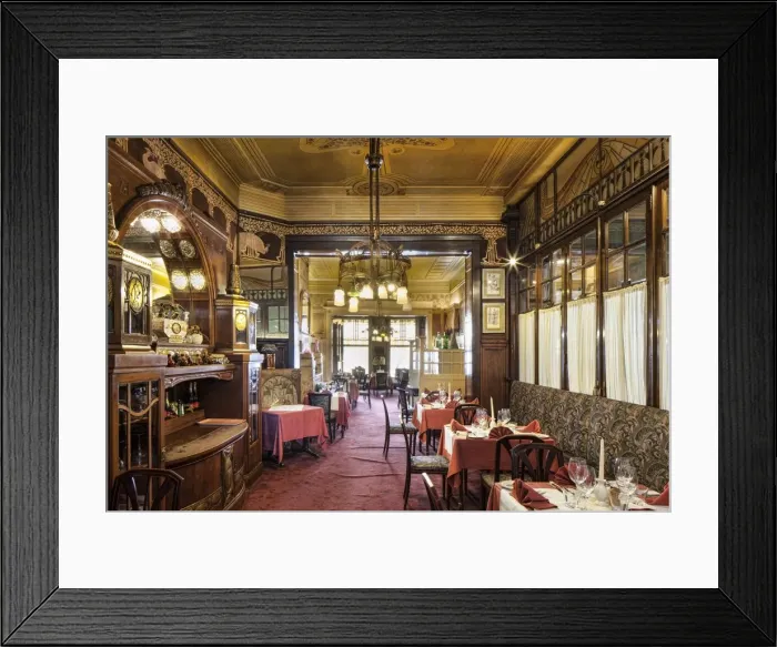 Framed Print : Cafe Ultime Hallucinatie, 316 Rue Royale, Brussels, Belgium, (c1904), c2014-2017 Framed Print : Cafe Ultime Hallucinatie, 316 Rue Royale, Brussels, Belgium, (c1904), c2014-2017