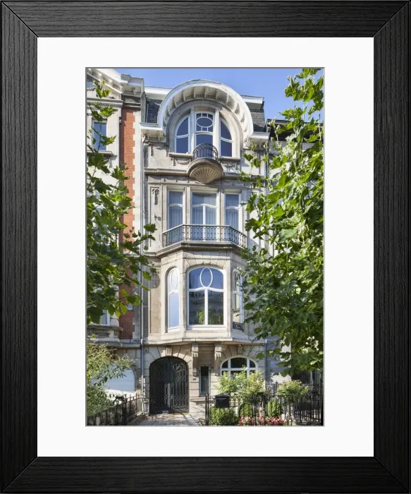 Framed Print : 40 Avenue Eugene Demolder, (1910), c2014-2017. Artist: Alan John Ainsworth Framed Print : 40 Avenue Eugene Demolder, (1910), c2014-2017. Artist: Alan John Ainsworth