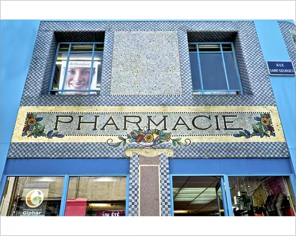 La pharmacie du Point-Central, Nancy, (1922), c2014-2017. Artist: Alan John Ainsworth