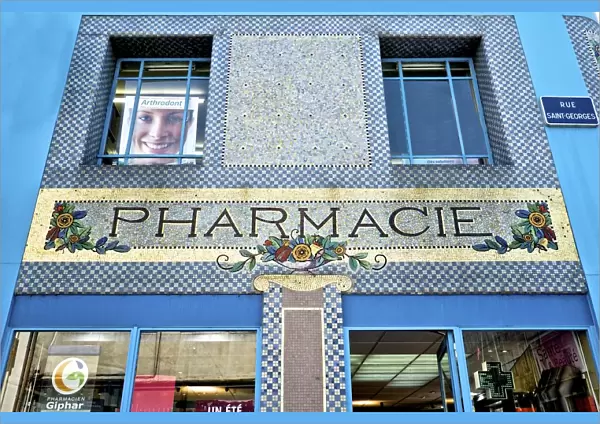 La pharmacie du Point-Central, Nancy, (1922), c2014-2017. Artist: Alan John Ainsworth