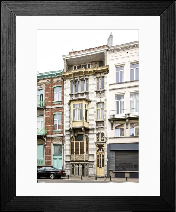 Framed Print : Villa Kjobenhavn, 52 Rue Souveraine, (1899), c2014-2017. Artist: Alan John Ainsworth Framed Print : Villa Kjobenhavn, 52 Rue Souveraine, (1899), c2014-2017. Artist: Alan John Ainsworth