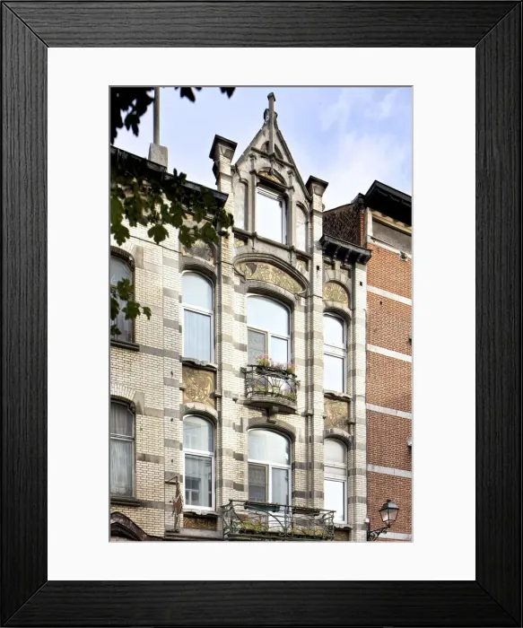 Framed Print : 19 Rue Ernest Solvay, (1906), c2014-2017. Artist: Alan John Ainsworth Framed Print : 19 Rue Ernest Solvay, (1906), c2014-2017. Artist: Alan John Ainsworth