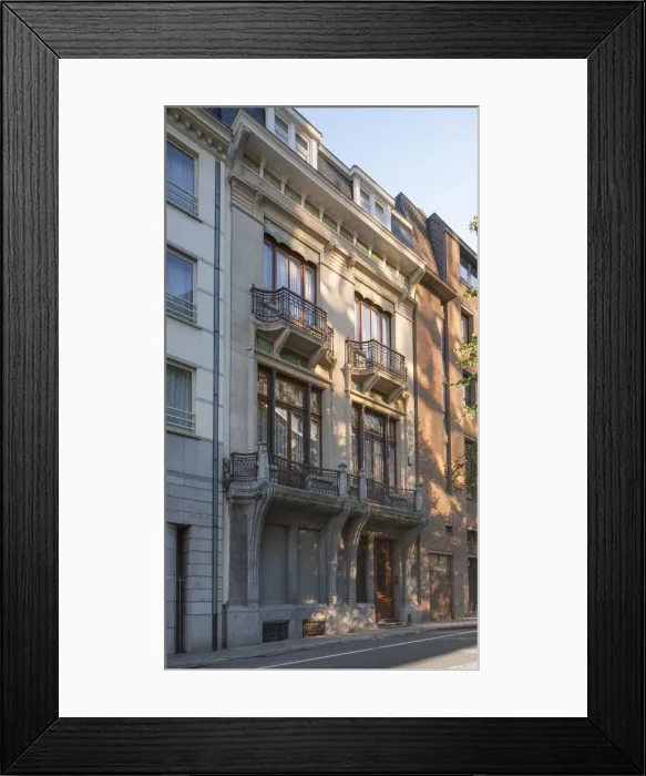 Framed Print : Hotel Solvay, 224 Avenue Louise, (1895-1903), c2014-2017. Artist: Alan John Ainsworth Framed Print : Hotel Solvay, 224 Avenue Louise, (1895-1903), c2014-2017. Artist: Alan John Ainsworth