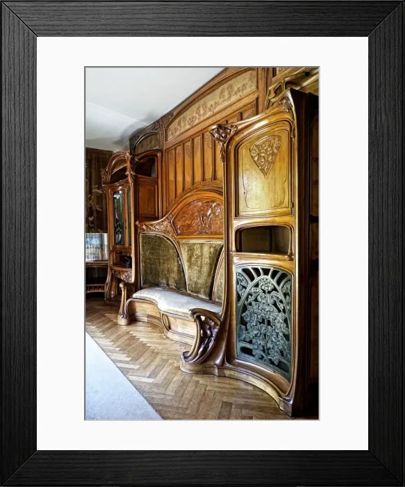 Framed Print : Banquette bibliotheque au mineur, 1902, (c2014-2017). Artist: Alan John Ainsworth Framed Print : Banquette bibliotheque au mineur, 1902, (c2014-2017). Artist: Alan John Ainsworth