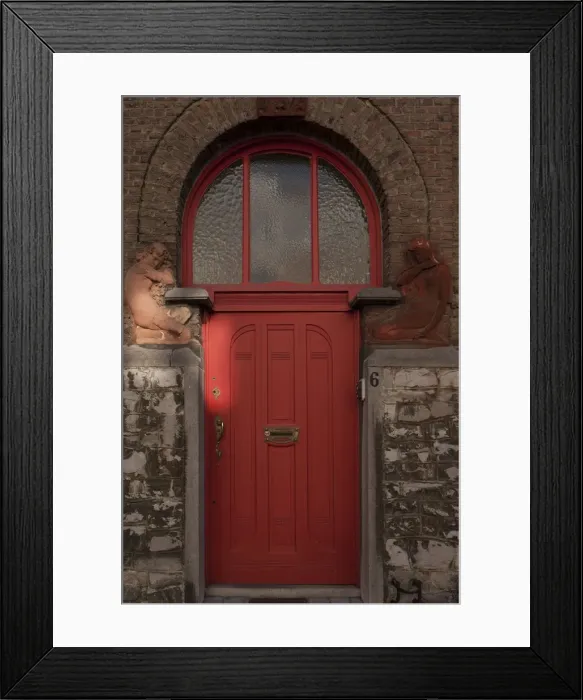 Framed Print : Maison-Atelier Emile Fabry, 6 Rue du College Saint-Michel, (1902), c2014-2017. Artist Framed Print : Maison-Atelier Emile Fabry, 6 Rue du College Saint-Michel, (1902), c2014-2017. Artist