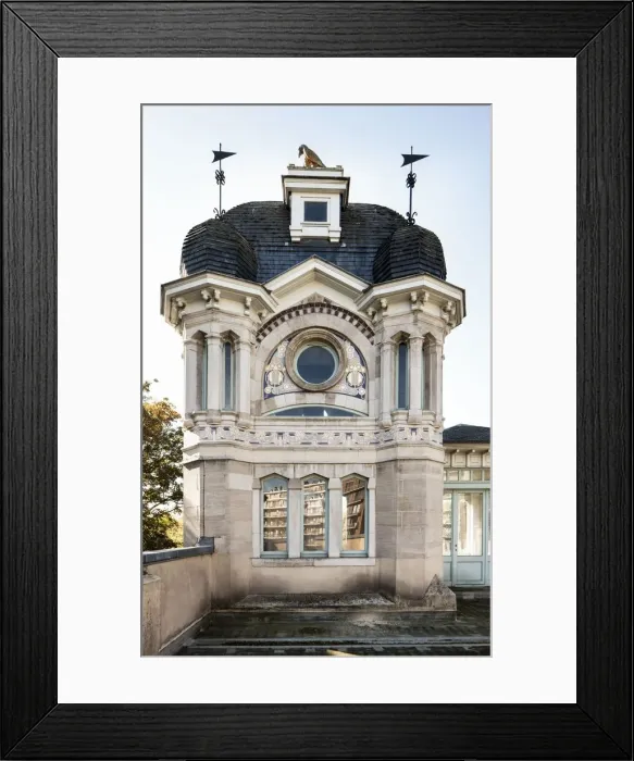 Framed Print : Chateau Delune, 86 Avenue Franklin Roosevelt, Brussels, Belgium, c2014-2017. Artist Framed Print : Chateau Delune, 86 Avenue Franklin Roosevelt, Brussels, Belgium, c2014-2017. Artist