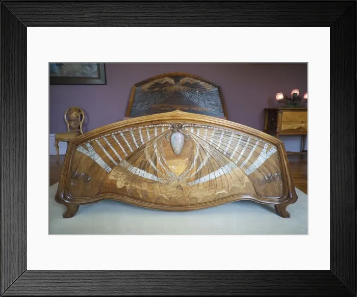 Framed Print : Aube et Crepuscule bed, 1904, (c2014-2017). Artist: Alan John Ainsworth Framed Print : Aube et Crepuscule bed, 1904, (c2014-2017). Artist: Alan John Ainsworth