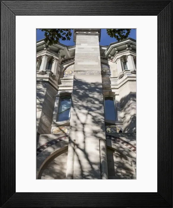 Framed Print : Chateau Delune, 86 Avenue Franklin Roosevelt, Brussels, Belgium, c2014-2017. Artist Framed Print : Chateau Delune, 86 Avenue Franklin Roosevelt, Brussels, Belgium, c2014-2017. Artist
