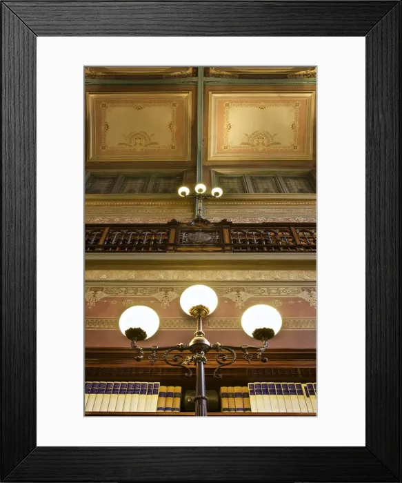 Framed Print : Bibliotheque Solvay, 137 Rue Belliard, (1902), c2014-2017. Artists: Alan John Ainsworth Framed Print : Bibliotheque Solvay, 137 Rue Belliard, (1902), c2014-2017. Artists: Alan John Ainsworth
