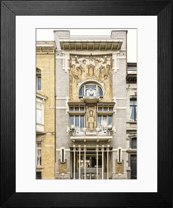 Framed Print : Maison Cauchie, 5 Rue des Francs, (1905), c2014-2017. Artist: Alan John Ainsworth Framed Print : Maison Cauchie, 5 Rue des Francs, (1905), c2014-2017. Artist: Alan John Ainsworth