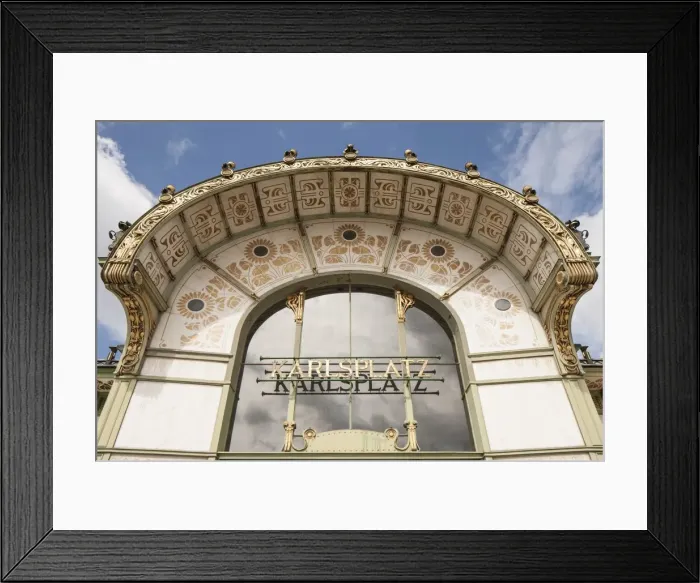 Framed Print : Karlsplatz Stadtbahn Station, (1899), c2014-2017. Artist: Alan John Ainsworth Framed Print : Karlsplatz Stadtbahn Station, (1899), c2014-2017. Artist: Alan John Ainsworth