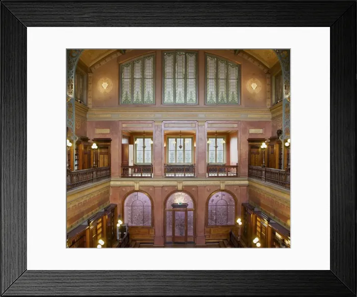 Framed Print : Bibliotheque Solvay, 137 Rue Belliard, (1902), c2014-2017. Artist: Alan John Ainsworth Framed Print : Bibliotheque Solvay, 137 Rue Belliard, (1902), c2014-2017. Artist: Alan John Ainsworth