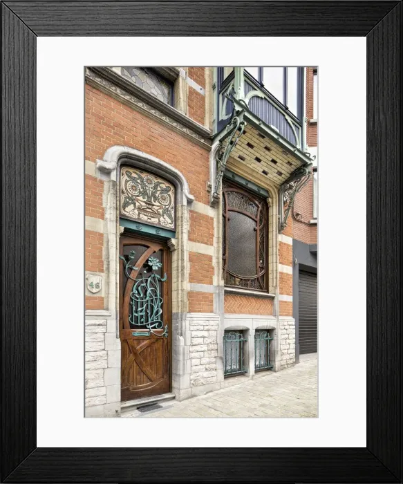 Framed Print : 46 Rue de Belle-Vue, (1897-1899), c2014-2017. Artist: Alan John Ainsworth Framed Print : 46 Rue de Belle-Vue, (1897-1899), c2014-2017. Artist: Alan John Ainsworth