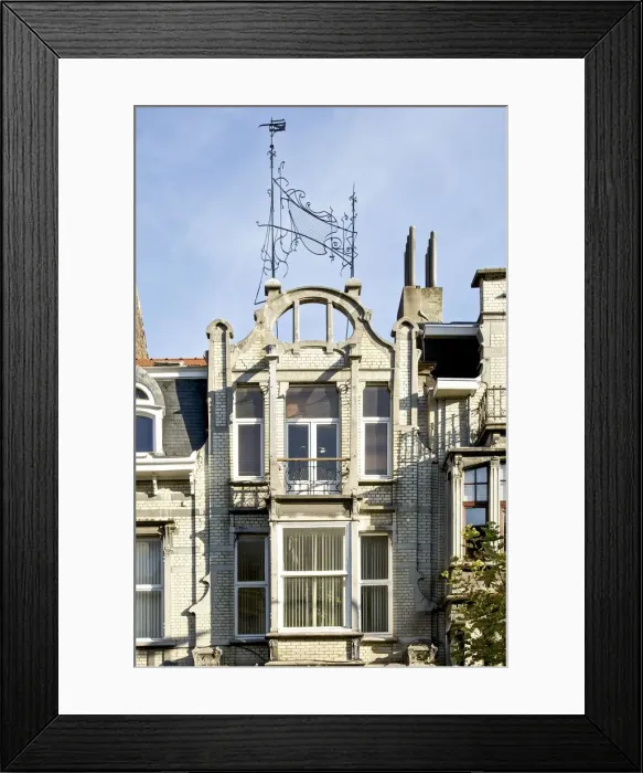 Framed Print : 24 Avenue Eugene Demolder, Brussels, Belgium, (1908), c2014-2017. Artist: Alan John Ainsworth Framed Print : 24 Avenue Eugene Demolder, Brussels, Belgium, (1908), c2014-2017. Artist: Alan John Ainsworth
