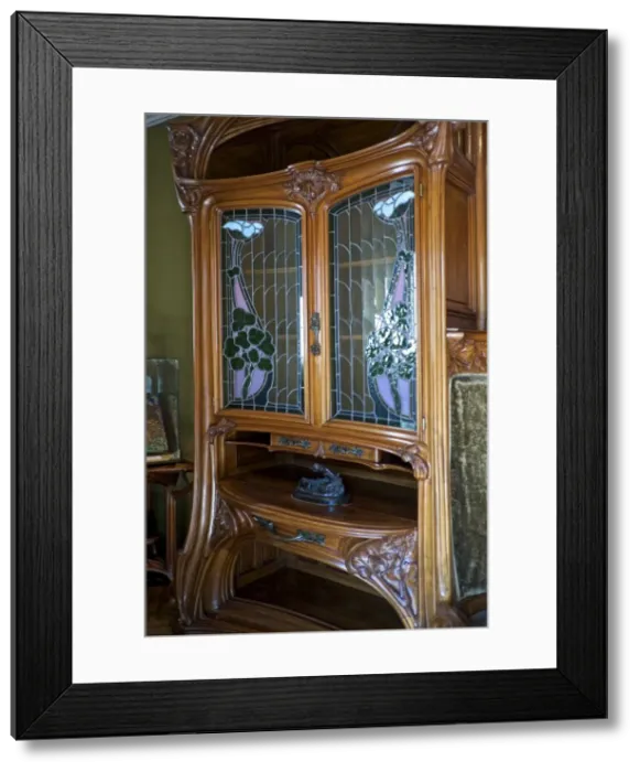 Framed Print : Library Banquette, 1902, (c2014-2017). Artist: Alan John Ainsworth Framed Print : Library Banquette, 1902, (c2014-2017). Artist: Alan John Ainsworth