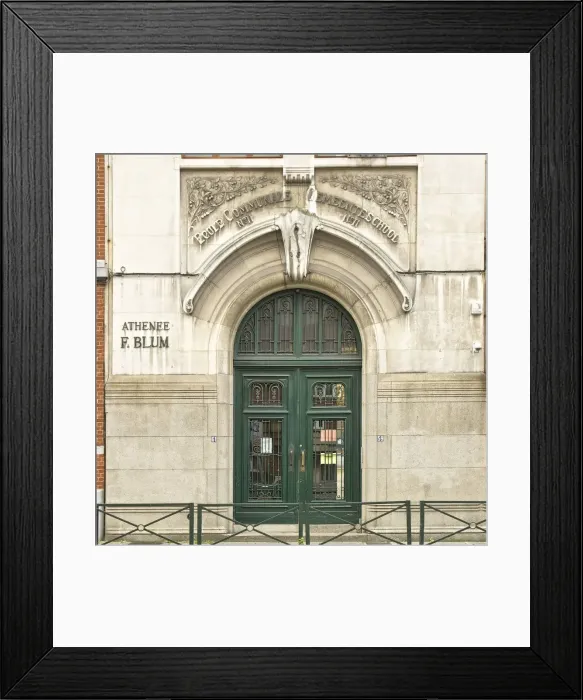 Framed Print : Ecole Communale, 7 Av. De Roodebeek, (1913), c2014-2017. Artist: Alan John Ainsworth Framed Print : Ecole Communale, 7 Av. De Roodebeek, (1913), c2014-2017. Artist: Alan John Ainsworth