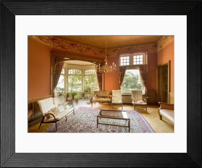 Framed Print : House of the Quakers, 50 Sq. Ambiorix, Brussels, Belgium, (1899), c2014-2017. Artist Framed Print : House of the Quakers, 50 Sq. Ambiorix, Brussels, Belgium, (1899), c2014-2017. Artist
