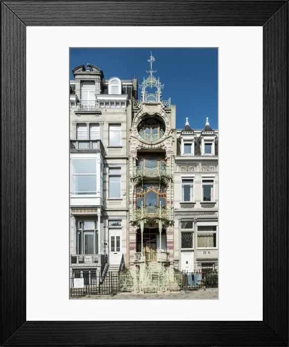 Framed Print : Maison St. Cyr, 11 Square Ambiorix, (1900), c2014-2017. Artist: Alan John Ainsworth Framed Print : Maison St. Cyr, 11 Square Ambiorix, (1900), c2014-2017. Artist: Alan John Ainsworth