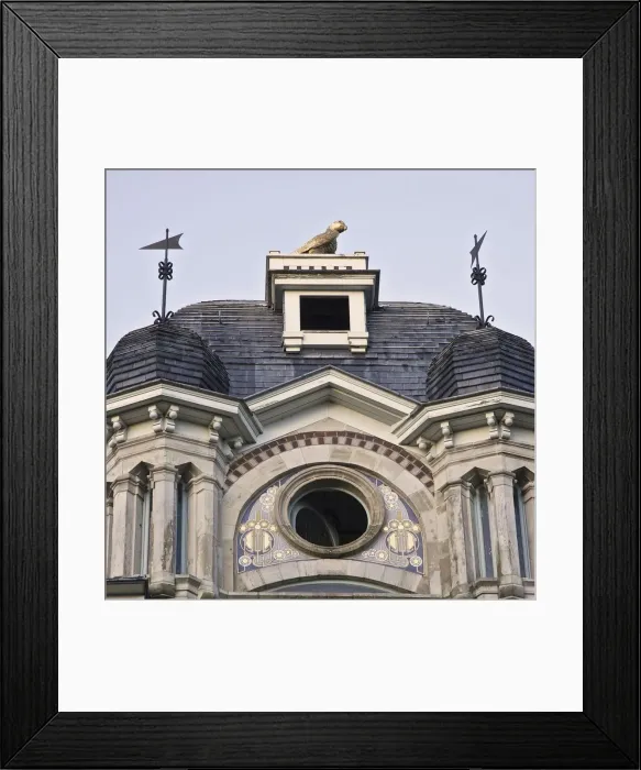 Framed Print : Chateau Delune, 86 Avenue Franklin Roosevelt, Brussels, Belgium, c2014-2017. Artist Framed Print : Chateau Delune, 86 Avenue Franklin Roosevelt, Brussels, Belgium, c2014-2017. Artist