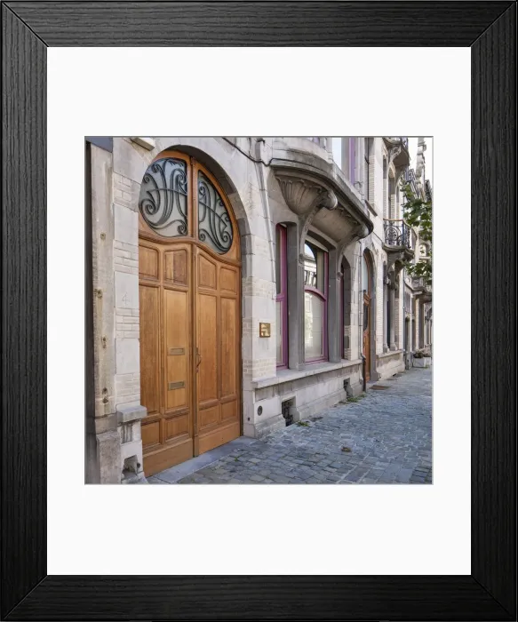 Framed Print : Maison-Atelier Delcorde, 40 & 44 Avenue Sleeckx, (1913), c2014-2017 Framed Print : Maison-Atelier Delcorde, 40 & 44 Avenue Sleeckx, (1913), c2014-2017