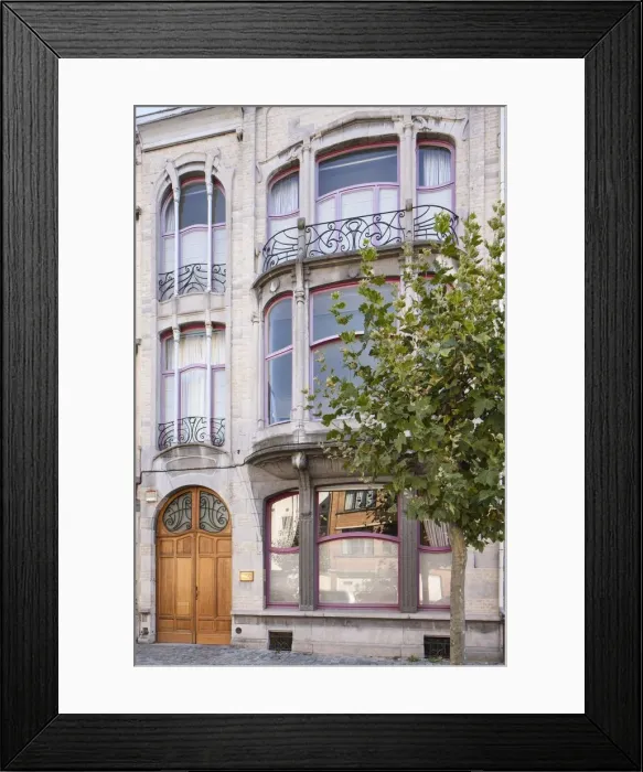 Framed Print : Maison-Atelier Delcorde, 40 & 44 Avenue Sleeckx, (1913), c2014-2017 Framed Print : Maison-Atelier Delcorde, 40 & 44 Avenue Sleeckx, (1913), c2014-2017