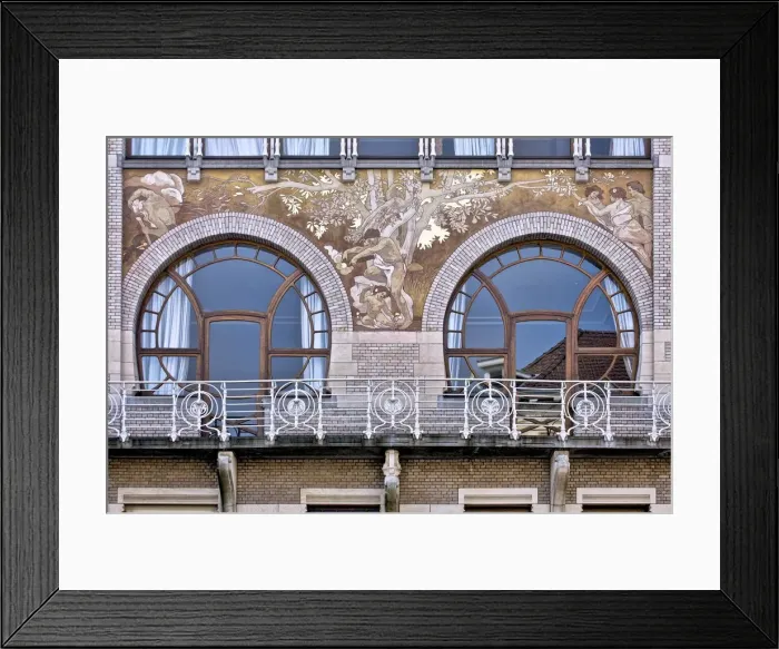 Framed Print : Hotel Albert Ciamberlani, 48 Rue Defacqz, Brussles, Belgium, c2014-2017. Artist Framed Print : Hotel Albert Ciamberlani, 48 Rue Defacqz, Brussles, Belgium, c2014-2017. Artist