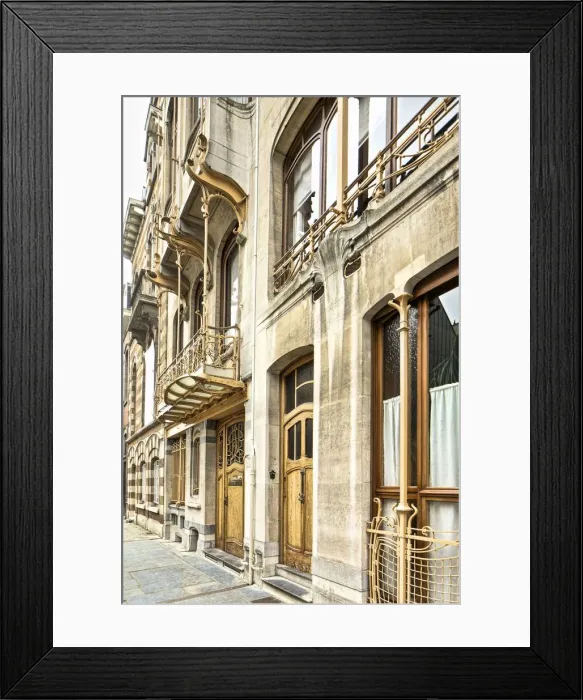 Framed Print : Maison-Atelier Horta (Horta Museum), 23-25 Rue Americaine, Brussels, Belgium, c2014-2017 Framed Print : Maison-Atelier Horta (Horta Museum), 23-25 Rue Americaine, Brussels, Belgium, c2014-2017