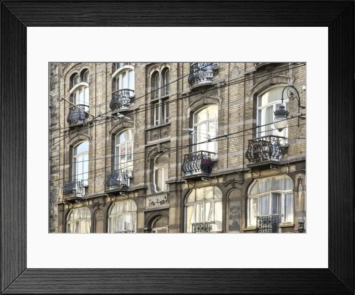 Framed Print : 58 Avenue Princesse Elisabeth, Brussels, Belgium, (c1910), c2014-2017. Artist: Alan John Ainsworth Framed Print : 58 Avenue Princesse Elisabeth, Brussels, Belgium, (c1910), c2014-2017. Artist: Alan John Ainsworth
