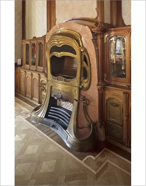 Interior-Hotel van Eetvelds, Av. Palmeston, Brussels, Belgium, (1895), c2014-2017
