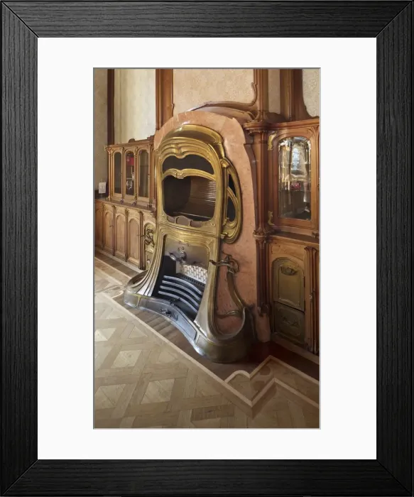 Framed Print : Interior-Hotel van Eetvelds, Av. Palmeston, Brussels, Belgium, (1895), c2014-2017 Framed Print : Interior-Hotel van Eetvelds, Av. Palmeston, Brussels, Belgium, (1895), c2014-2017