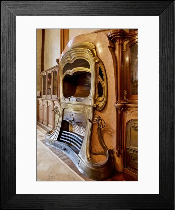 Framed Print : Interior-Hotel van Eetvelds, Av. Palmeston, Brussels, Belgium, (1895), c2014-2017 Framed Print : Interior-Hotel van Eetvelds, Av. Palmeston, Brussels, Belgium, (1895), c2014-2017