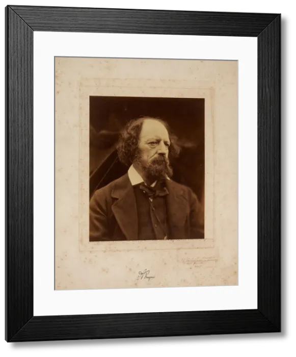 Framed Print : Alfred, Lord Tennyson (1809-1892), 1869 Framed Print : Alfred, Lord Tennyson (1809-1892), 1869
