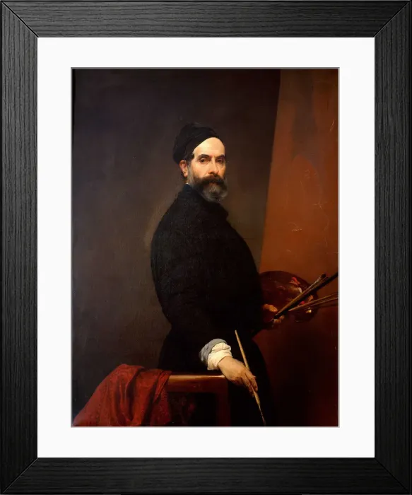 Framed Print : Self-Portrait, Aged 57, 1848 Framed Print : Self-Portrait, Aged 57, 1848