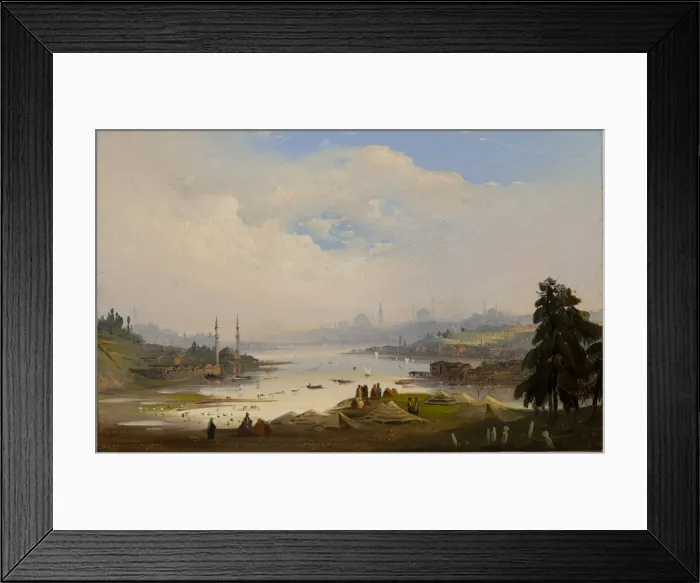 Framed Print : View of the Constantinople, 1843 Framed Print : View of the Constantinople, 1843