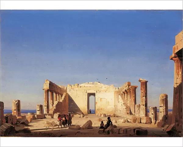 Inside the Parthenon, 1843
