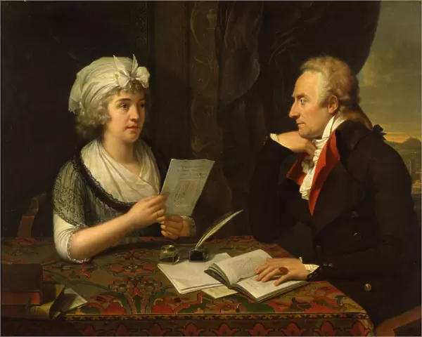The poet Count Vittorio Alfieri (1749-1803) and Princess Louise of Stolberg-Gedern (1752-1824)