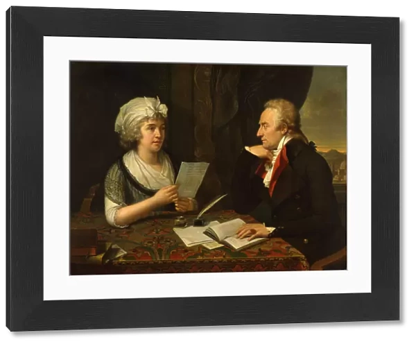 The poet Count Vittorio Alfieri (1749-1803) and Princess Louise of Stolberg-Gedern (1752-1824)