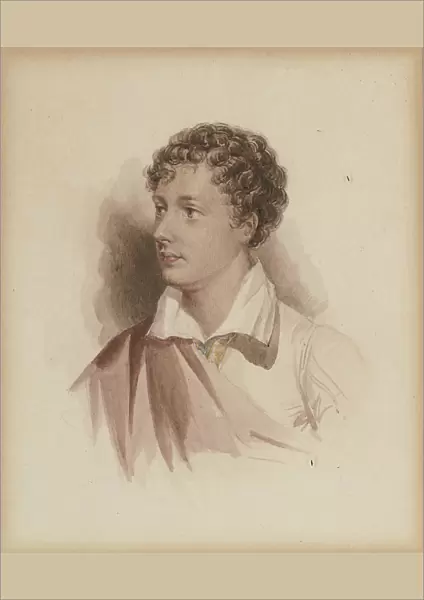 Portrait of George Gordon Byron, 6th Baron Byron (1788-1824) After a portrait of 1808, 1831