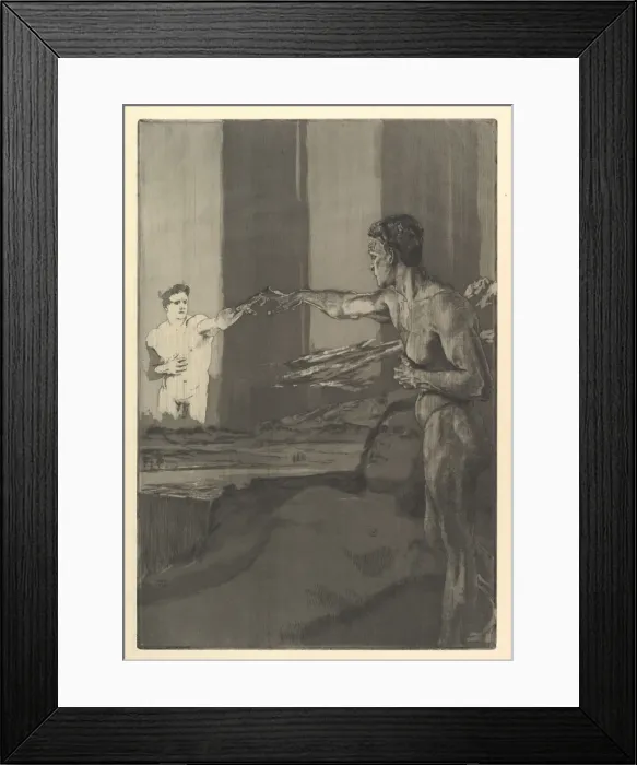 Framed Print : Philosopher (from the series On Death II), 1898-1910 Framed Print : Philosopher (from the series On Death II), 1898-1910