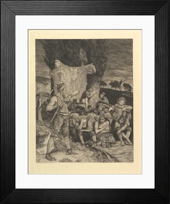 Framed Print : Misery (from the series On Death II), 1898-1910 Framed Print : Misery (from the series On Death II), 1898-1910