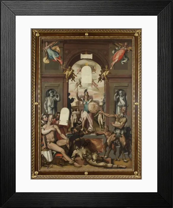 Framed Print : Porta Virtutis (Gate of Virtue), ca 1585 Framed Print : Porta Virtutis (Gate of Virtue), ca 1585