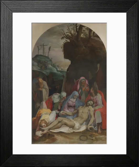 Framed Print : The Lamentation over Christ, before 1586 Framed Print : The Lamentation over Christ, before 1586