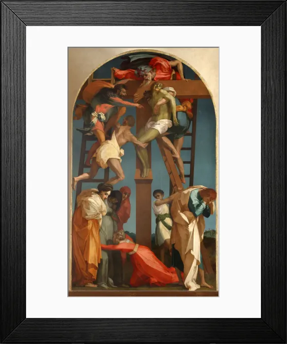 Framed Print : The Descent from the Cross, 1521 Framed Print : The Descent from the Cross, 1521