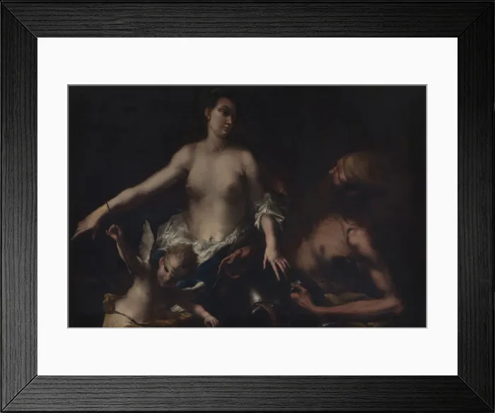 Framed Print : The Visit of Venus to Vulcan Framed Print : The Visit of Venus to Vulcan