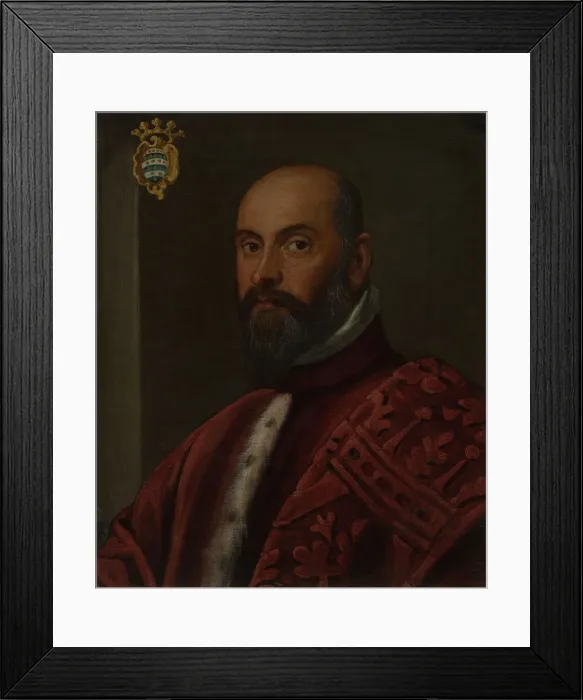 Framed Print : Ritratto di senatore di casa Michiel (Marino Michiel?) Framed Print : Ritratto di senatore di casa Michiel (Marino Michiel?)